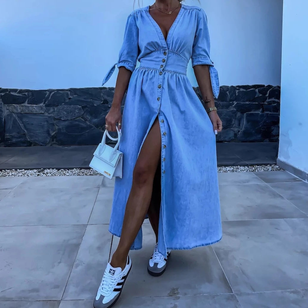 FM Denim Jump-Dress