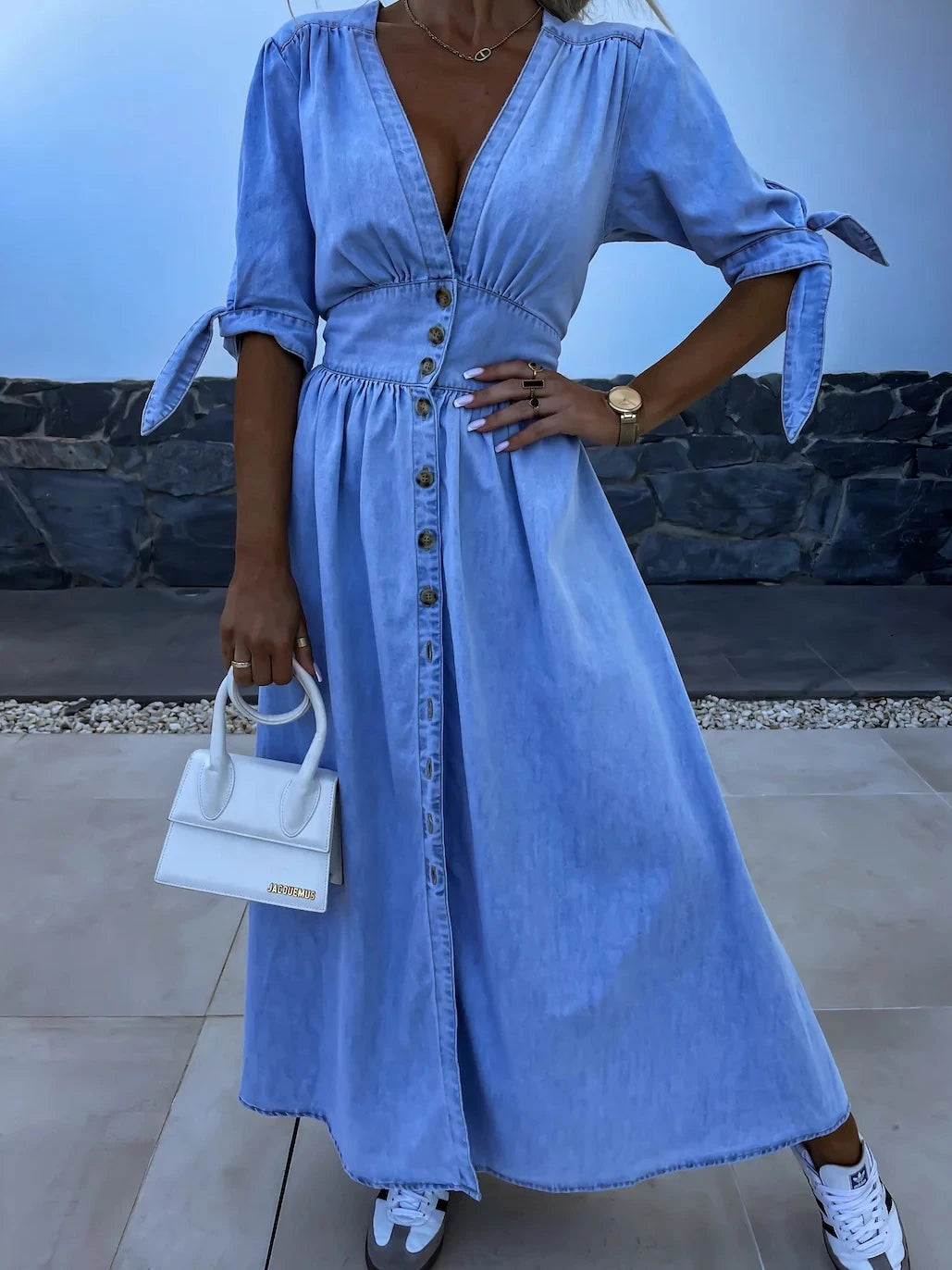 FM Denim Jump-Dress